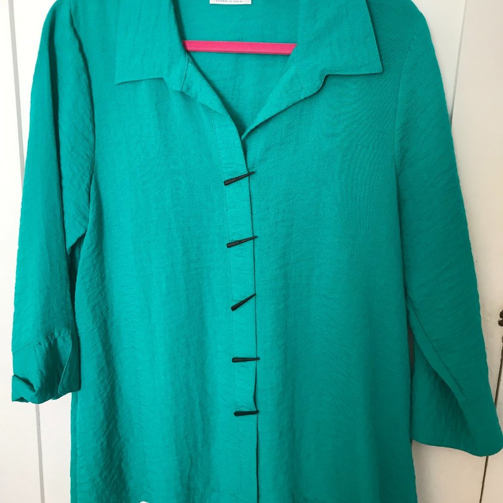 Habitat Beautiful top/shirt/, size M Blue